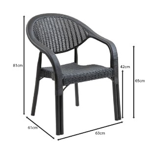 woo-51430_e-00026743_9-huge BAMBOO PRO ΠΟΛΥΘΡΟΝΑ ΚΗΠΟΥ - ΒΕΡΑΝΤΑΣ ΣΤΟΙΒΑΖΟΜΕΝΗ, PP-UV (RATTAN LOOK) ΑΝΘΡΑΚΙ