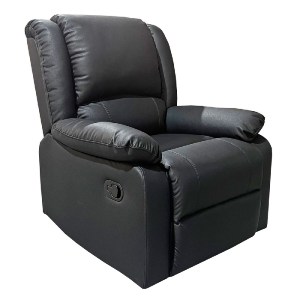 woo-51534 EVA ΠΟΛΥΘΡΟΝΑ RELAX ΣΑΛΟΝΙΟΥ - ΚΑΘΙΣΤΙΚΟΥ, PU ΜΑΥΡΟ