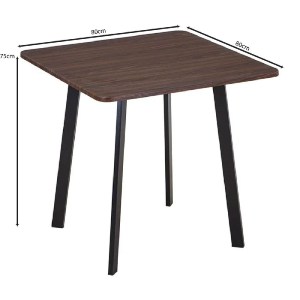 woo-51783_e-00026698_9-huge BARI ΤΡΑΠΕΖΙ ΚΟΥΖΙΝΑΣ- ΕΣΤΙΑΤΟΡΙΟΥ, ΜΕΤΑΛΛΟ ΒΑΦΗ ΜΑΥΡΟ, ΕΠΙΦ.ΑΠΟΧΡΩΣΗ ΚΑΡΥΔΙ