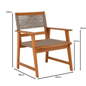 woo-51839 SPRING LIVING ΠΟΛΥΘΡΟΝΑ ΒΕΡΑΝΤΑΣ - ΚΗΠΟΥ, ΞΥΛΟ ΑΚΑΚΙΑ ΦΥΣΙΚΟ, ROPE WICKER ΜΠΕΖ