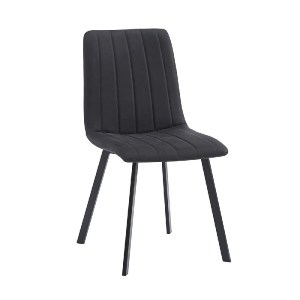 woo-51992 BETTY ΚΑΡΕΚΛΑ ΜΕΤΑΛΛΟ ΒΑΦΗ ΜΑΥΡΟ, ΥΦΑΣΜΑ SUEDE ΜΑΥΡΟ