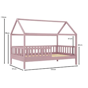 woo-52073_e-00026630_9-huge DREAM Τ.MONTESSORI ΠΑΙΔΙΚΟ ΚΡΕΒΑΤΙ, ΓΙΑ ΣΤΡΩΜΑ 90X190CM, ΞΥΛΟ ΠΕΥΚΟΥ ΑΠΟΧΡΩΣΗ ΡΟΖ