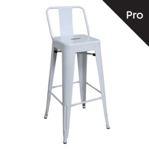 woo-97544 RELIX ΣΚΑΜΠΟ BAR-PRO ΜΕ ΠΛΑΤΗ, ΜΕΤΑΛΛΟ ΒΑΦΗ  ΑΣΠΡΟ