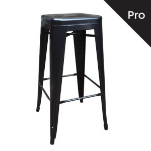 woo-99009 RELIX ΣΚΑΜΠΟ BAR-PRO H.67CM, ΣΤΟΙΒΑΖΟΜΕΝΟ, ΜΕΤΑΛΛΟ ΒΑΦΗ ΜΑΥΡΟ