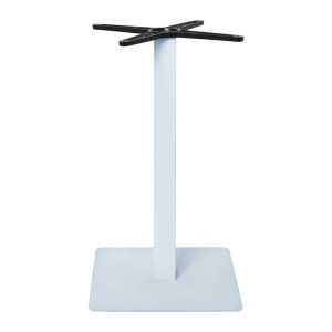 woo-99234 PRATO ΒΑΣΗ ΤΡΑΠΕΖΙΟΥ 40X40CM H.72CM ΜΕΤΑΛΛΟ ΒΑΦΗ ΑΣΠΡΟ / 11,85KG