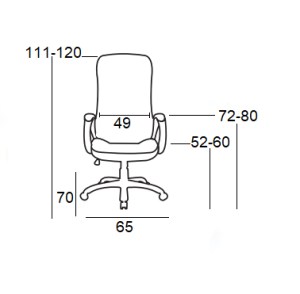 Zougris - 01.0113 A5600 CH ΜΑΥΡO PU ΠΟΛΥΘΡΟΝΑ ΓΡΑΦΕΙΟΥ