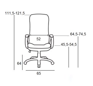 Zougris - 01.0119 A8600 ΜΑΥΡO PU ΠΟΛΥΘΡΟΝΑ ΓΡΑΦΕΙΟΥ