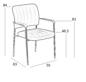 Zougris - 01.0215 OLIVER ΜΑΥΡΟ PU ΠΟΛ/ΝΑ ΧΡΩΜΙΟΥ