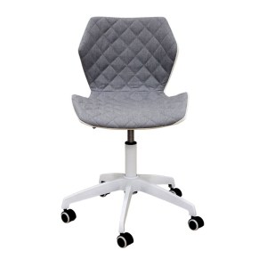 Zougris - 01.0237 A1700-W ΛΕΥΚΟ/ΓΚΡΙ ΥΦΑΣΜΑ ΚΑΡΕΚΛΑ ΓΡΑΦΕΙΟΥ