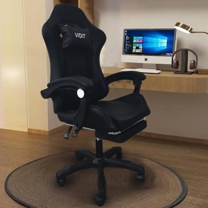 zougris-01.0293 A6060 ΜΑΥΡΟ ΠΟΛΥΘΡΟΝΑ GAMING/ΜΕ ΥΠΟΠΟΔΙΟ