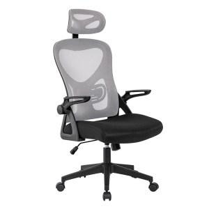 zougris-01.0381 A8980 ΜΑΥΡO/ΓΚΡΙ MESH ΠΟΛΥΘΡΟΝΑ ΓΡΑΦΕΙΟΥ