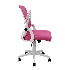 Zougris - 01.0382 A1180W ΛΕΥΚΟ/ΡΟΖ MESH ΠΟΛ/ΝΑ ΓΡΑΦΕΙΟΥ