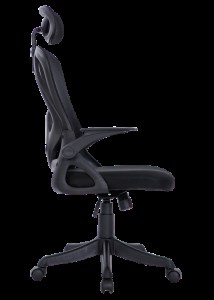 zougris-01.0388 A8982 ΜΑΥΡO MESH ΠΟΛΥΘΡΟΝΑ ΓΡΑΦΕΙΟΥ 58X64X120/130ΕΚ.