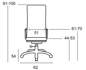 zougris-01.0423.1 A1830 ΛΕΥΚΟ/ΓΚΡΙ MESH ΠΟΛΥΘΡΟΝΑ ΓΡΑΦΕΙΟΥ 62X54X44-91/53-100ΕΚ.