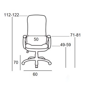 zougris-01.0807 A9940 ΜΑΥΡΟ PVC ΠΟΛΥΘΡΟΝΑ ΓΡΑΦΕΙΟΥ