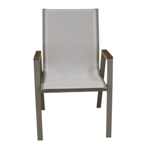 zougris-06.8087 SELBY CAPPUCCINO/WHITE TEXT ΜΕΤΑΛΛΙΚΗ ΠΟΛ/ΝΑ 56Χ64Χ90ΕΚ.