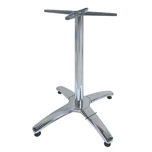 zougris-08.0152 ROMAN 4ΝΥΧΗ 63X72X48X48ΕΚ.(Σ/Ρ)ΒΑΣΗ ΑΛΟΥΜ./INOX ΜΕ ΡΕΓ/ΡΟΥΣ
