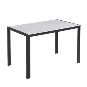 zougris-09.0673 EVELYN CERAMIC WHITE MARBLE 120Χ70Χ75ΕΚ. ΤΡΑΠΕΖΙ