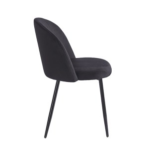 zougris-11.1229.1 RIO BLACK VELVET ΥΦΑΣΜΑ ΚΑΡΕΚΛΑ ΜΕΤΑΛΛΙΚΗ 50X52X81ΕΚ.