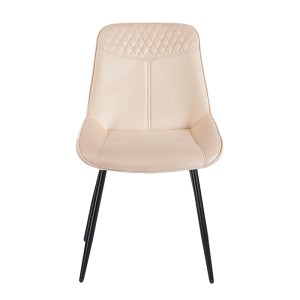 zougris-11.1572.2 TEREA BEIGE VELVET ΥΦΑΣΜΑ ΚΑΡΕΚΛΑ ΜΕΤΑΛΛΙΚΗ 51X58X87ΕΚ.