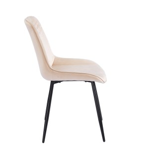 zougris-11.1572.2 TEREA BEIGE VELVET ΥΦΑΣΜΑ ΚΑΡΕΚΛΑ ΜΕΤΑΛΛΙΚΗ 51X58X87ΕΚ.