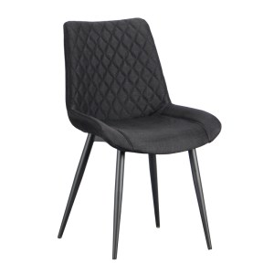 zougris-11.1601 ALESIA BLACK ΥΦΑΣΜΑ ΚΑΡΕΚΛΑ ΜΕΤΑΛΛΙΚΗ