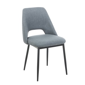 zougris-11.1629 MADISON GREY ΥΦΑΣΜΑ ΚΑΡΕΚΛΑ ΜΕΤΑΛΛΙΚΗ 45X54X83ΕΚ.
