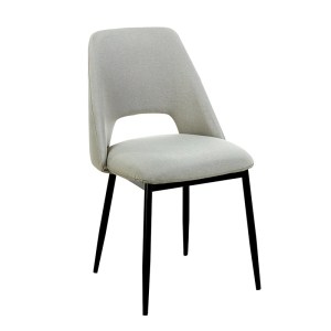 zougris-11.1631 MADISON L. BEIGE ΥΦΑΣΜΑ ΚΑΡΕΚΛΑ ΜΕΤΑΛΛΙΚΗ 45X54X83ΕΚ.