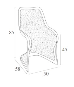 Zougris - 20.0025 BLOOM BLACK ΚΑΡΕΚΛΑ ΠΟΛ/ΝΙΟΥ