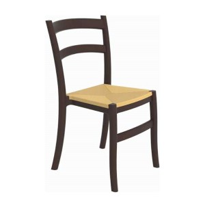 zougris-20.0054 TIFFANY S DARK BROWN ΚΑΡΕΚΛΑ ΠΟΛ/ΝΙΟΥ 45Χ51Χ85ΕΚ.