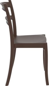 zougris-20.0060 TIFFANY DARK BROWN ΚΑΡΕΚΛΑ ΠΟΛ/ΝΙΟΥ 45Χ51Χ85ΕΚ.
