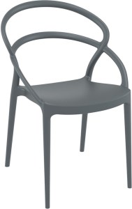 zougris-20.0135 PIA DARK GREY ΚΑΡΕΚΛΑ ΠΟΛ/ΝΙΟΥ 54Χ56Χ82ΕΚ.
