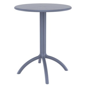 zougris-20.0166 OCTOPUS Φ60Χ75ΕΚ.DARK GREY ΤΡΑΠΕΖΙ ΠΟΛ/ΝΙΟΥ