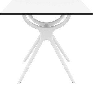 zougris-20.0181 AIR ΤΡΑΠΕΖΙ 80Χ80Χ74ΕΚ. WHITE LAMINATE 12MM