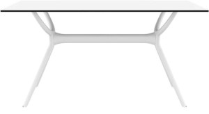 zougris-20.0183 AIR ΤΡΑΠΕΖΙ 140Χ80Χ74ΕΚ. WHITE LAMINATE 12MM