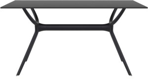 zougris-20.0184 AIR ΤΡΑΠΕΖΙ 140Χ80Χ74ΕΚ. BLACK LAMINATE 12MM