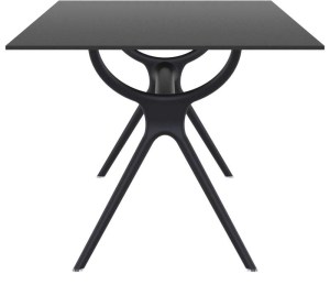 zougris-20.0186 AIR ΤΡΑΠΕΖΙ 180Χ90Χ74ΕΚ. BLACK LAMINATE 12MM