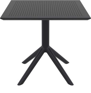 zougris-20.0246 SKY BLACK 80X80X74ΕΚ. ΤΡΑΠΕΖΙ ΠΟΛ/ΝΙΟΥ