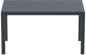 zougris-20.0530 ARES ΤΡΑΠΕΖΙ 140Χ80Χ75ΕΚ. DARK GREY ΠΟΛ/ΝΙΟΥ