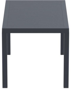 zougris-20.0530 ARES ΤΡΑΠΕΖΙ 140Χ80Χ75ΕΚ. DARK GREY ΠΟΛ/ΝΙΟΥ