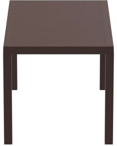 zougris-20.0532 ARES ΤΡΑΠΕΖΙ 140Χ80Χ75ΕΚ. BROWN ΠΟΛ/ΝΙΟΥ