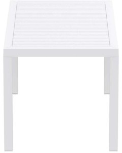 zougris-20.0534 ARES ΤΡΑΠΕΖΙ 140Χ80Χ75ΕΚ. WHITE ΠΟΛ/ΝΙΟΥ