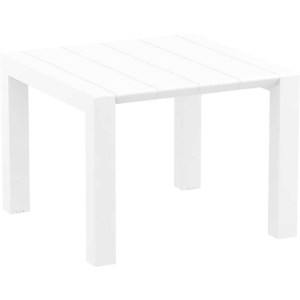 zougris-20.0571 VEGAS WHITE 100X100/140Χ75ΕΚ. ΕΠΕΚΤ.ΤΡΑΠΕΖΙ ΠΟΛ/ΝΙΟΥ