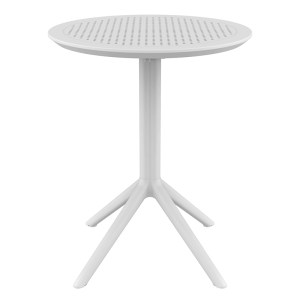 zougris-20.0726 SKY WHITE Φ60X74ΕΚ. ΤΡΑΠΕΖΙ ΠΤΥΣ/ΝΟ ΠΟΛ/ΝΙΟΥ
