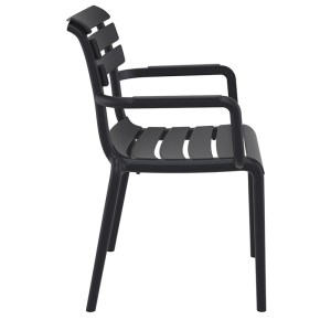 zougris-20.0763 PARIS BLACK ΠΟΛΥΘΡΟΝΑ ΠΟΛ/ΝΙΟΥ 58X59X84ΕΚ.