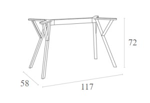 Zougris - 20.0817 MAX ΒΑΣΗ BLACK MEDIUM 117X58X72ΕΚ. ΠΟΛ/ΝΙΟΥ
