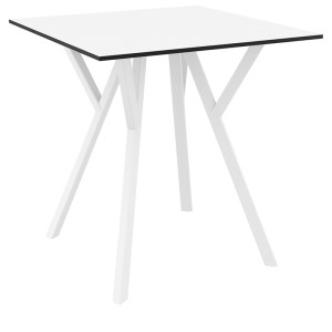 zougris-20.0822 MAX ΤΡΑΠΕΖΙ 70Χ70Χ74ΕΚ. WHITE LAMINATE 12MM