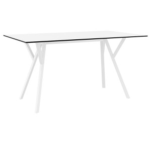 zougris-20.0826 MAX ΤΡΑΠΕΖΙ 140X80Χ74ΕΚ. WHITE LAMINATE 12MM