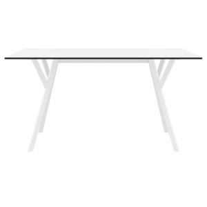 zougris-20.0826 MAX ΤΡΑΠΕΖΙ 140X80Χ74ΕΚ. WHITE LAMINATE 12MM
