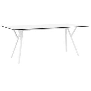 zougris-20.0828 MAX ΤΡΑΠΕΖΙ 180X90Χ74ΕΚ. WHITE LAMINATE 12MM